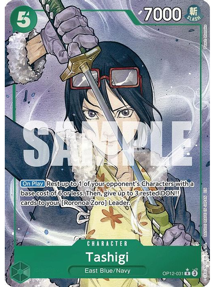 OP12-031 (Alternate Art) Tashigi 1