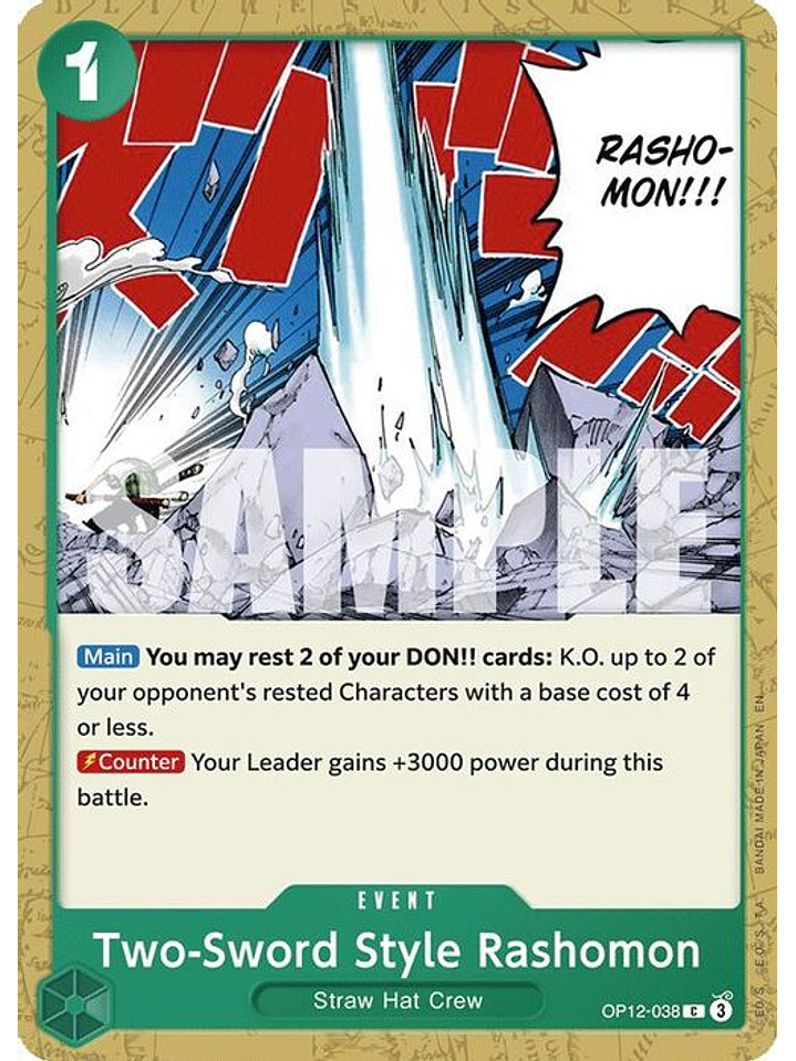 OP12-038 C Two-Sword Style Rashomon 1