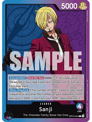 OP12-041 L Sanji (041)
