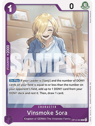OP12-062 R Vinsmoke Sora