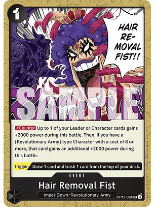 OP12-098 U Hair Removal Fist