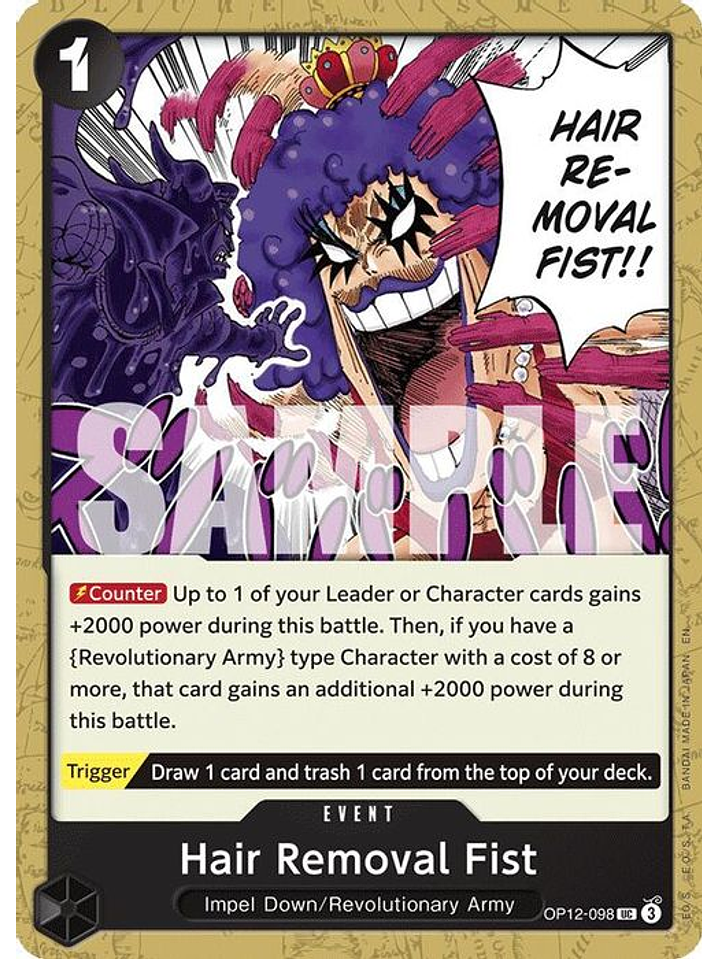 OP12-098 U Hair Removal Fist 1