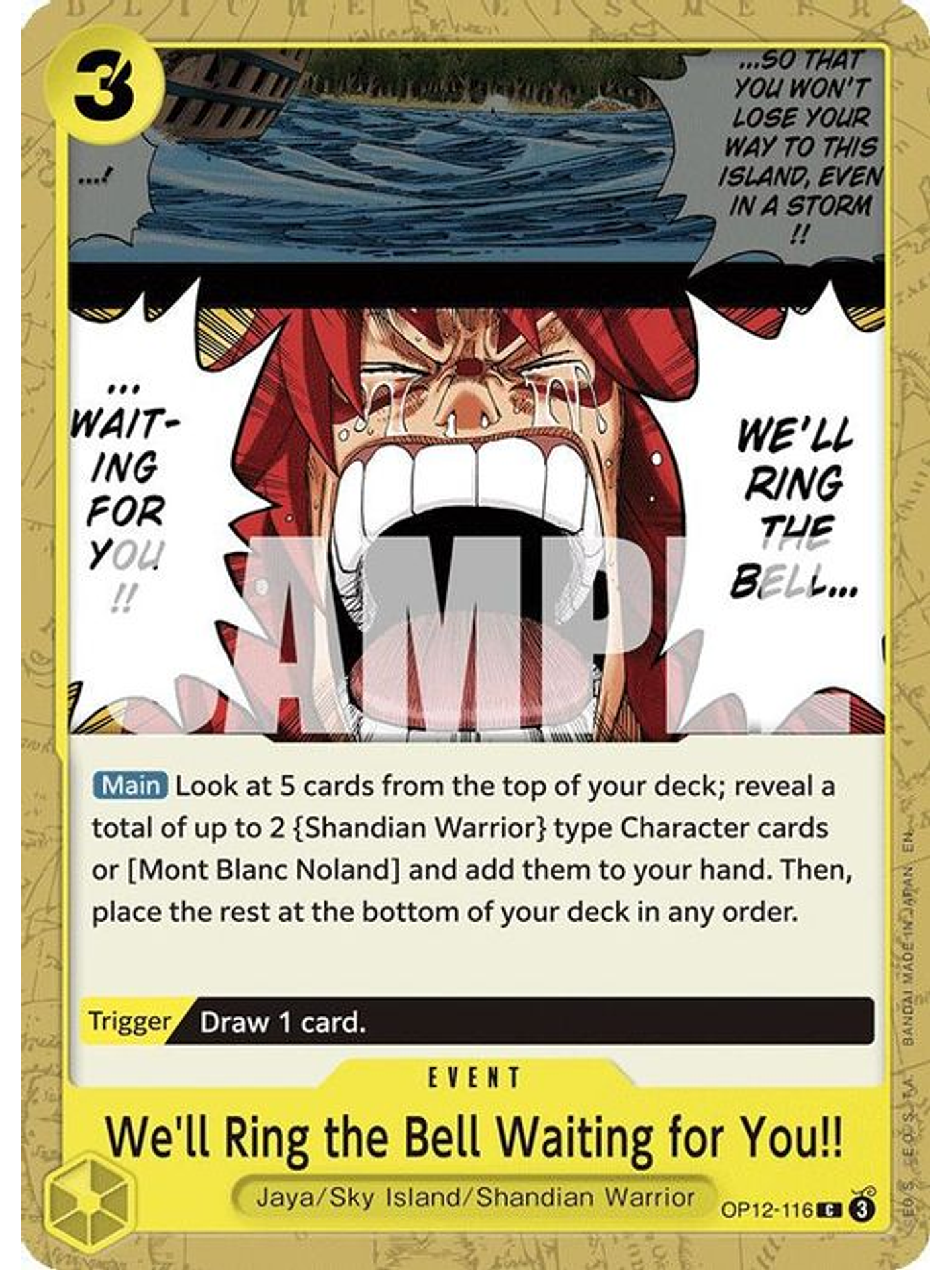 OP12-116 C We'll Ring the Bell Waiting for You!! 1