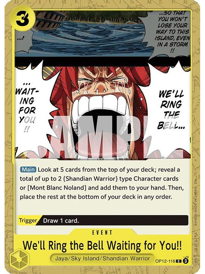 OP12-116 C We'll Ring the Bell Waiting for You!! 1