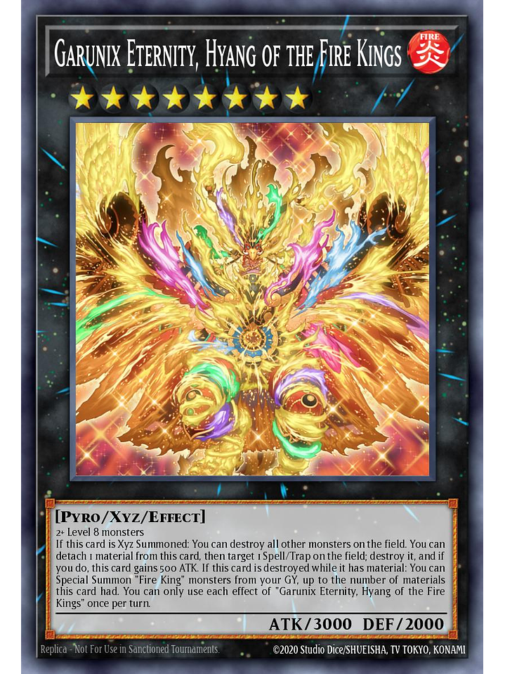 Garunix Eternity, Hyang of the Fire Kings - 25LP-EN003 - Secret Rare 1