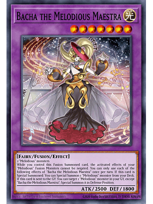 Bacha the Melodious Maestra - 25LP-EN006 - Secret Rare