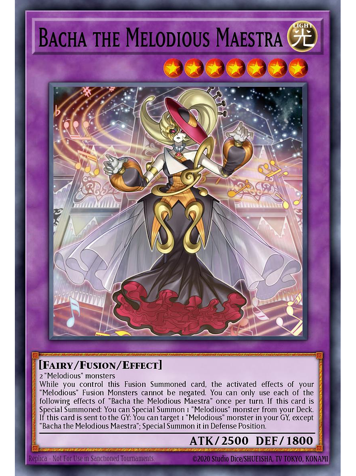 Bacha the Melodious Maestra - 25LP-EN006 - Secret Rare 1