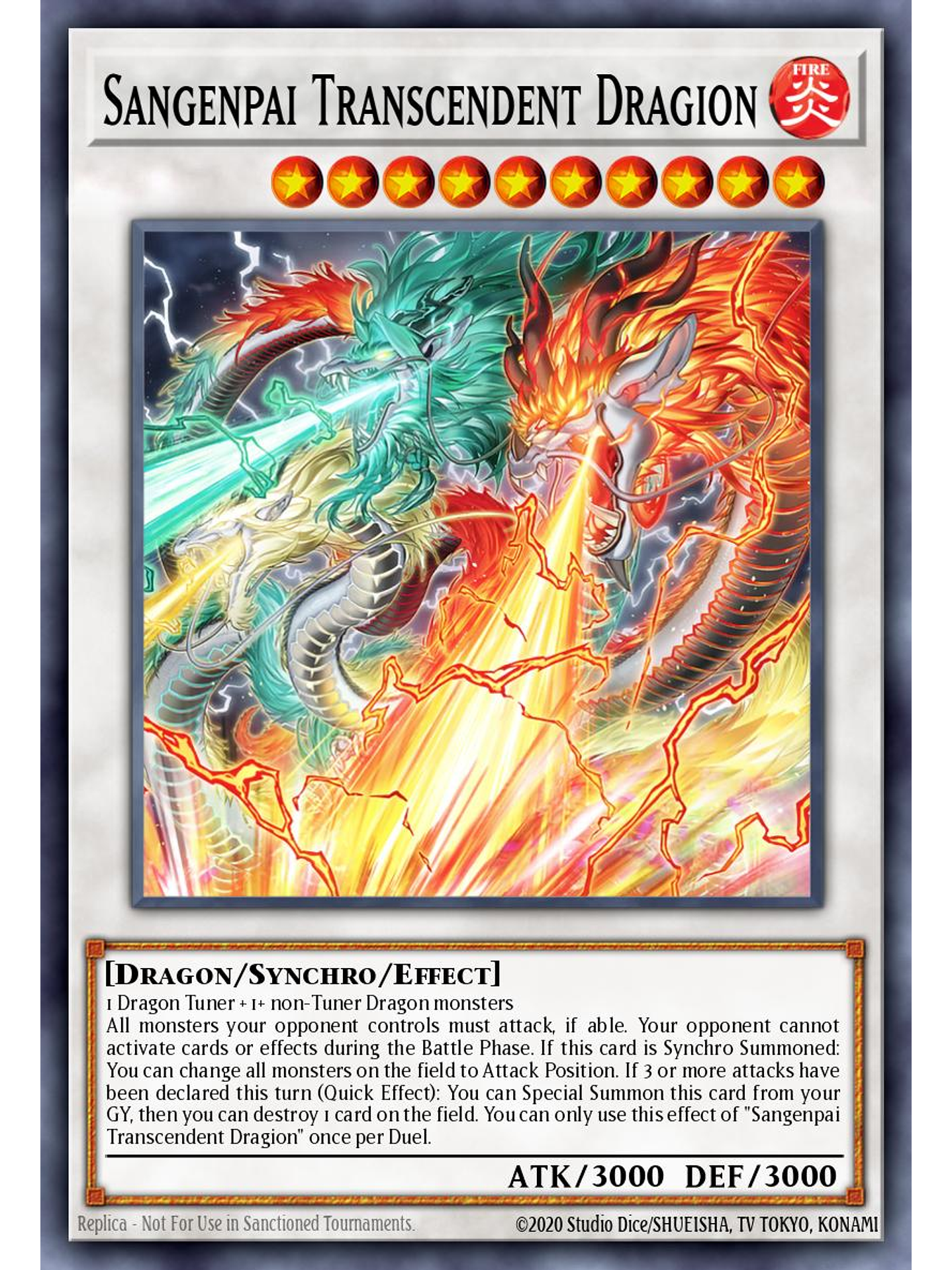 Sangenpai Transcendent Dragion - 25LP-EN007 - Secret Rare 1