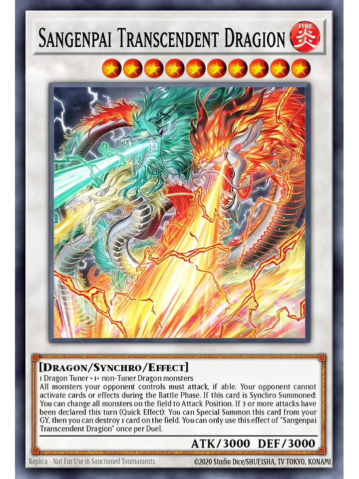 Sangenpai Transcendent Dragion - 25LP-EN007 - Secret Rare 1