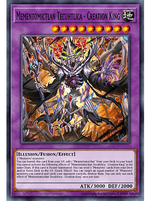 Mementomictlan Tecuhtlica - Creation King - 25LP-EN009 - Secret Rare