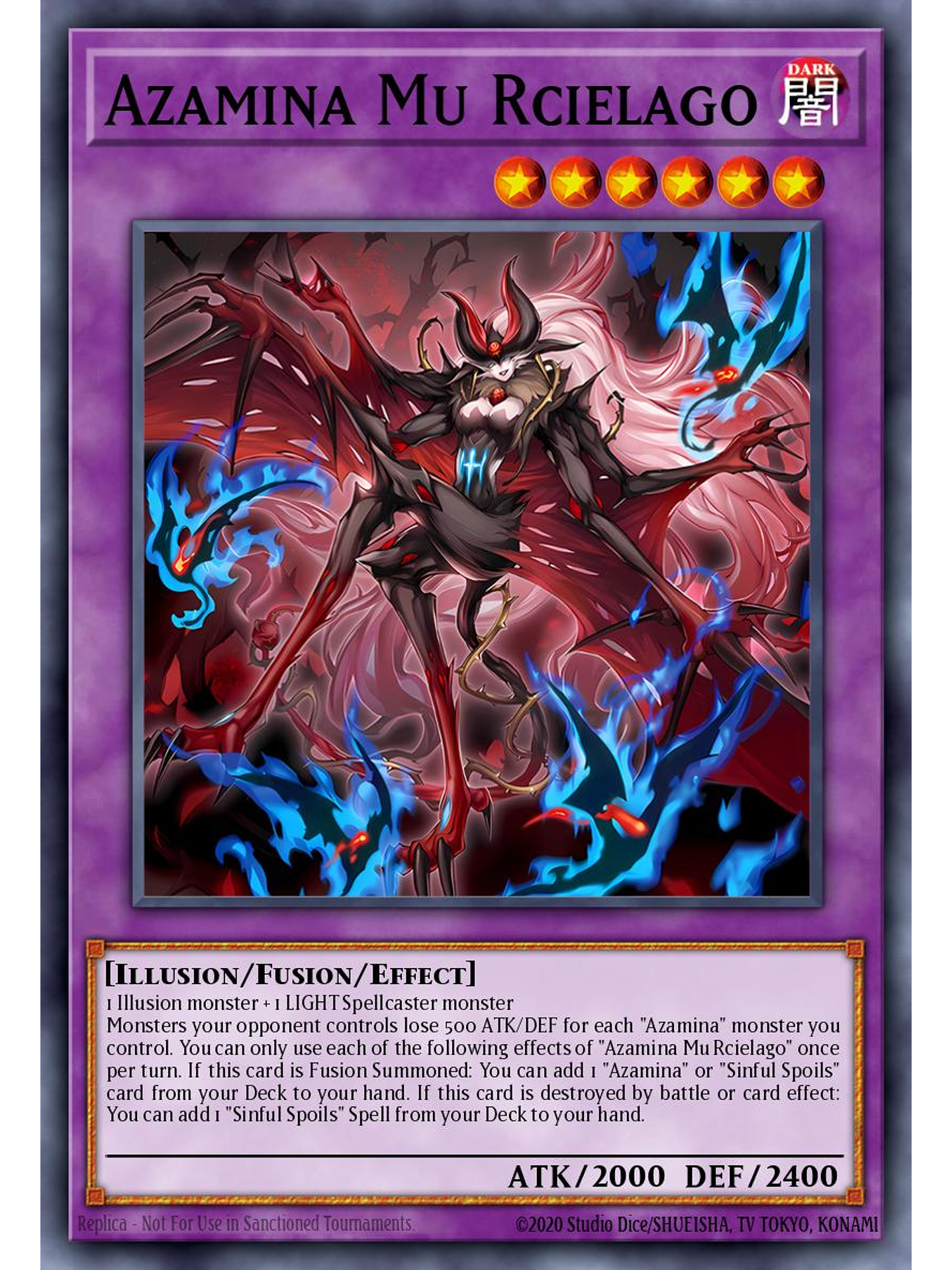 Azamina Mu Rcielago - 25LP-EN011 - Secret Rare 1