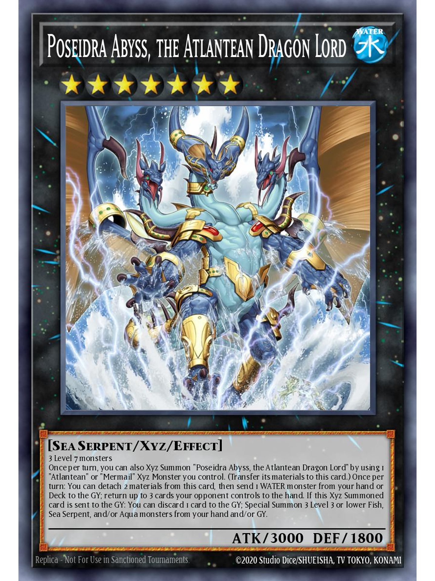 Poseidra Abyss, the Atlantean Dragon Lord - 25LP-EN012 - Ultra Rare 1