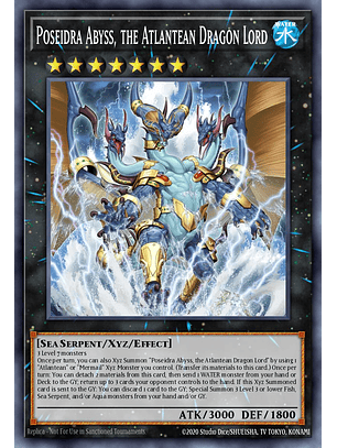 Poseidra Abyss, the Atlantean Dragon Lord - 25LP-EN012 - Ultra Rare