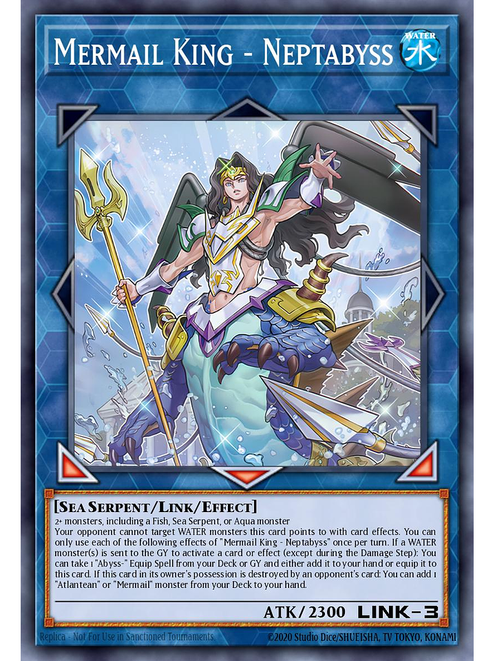 Mermail King - Neptabyss - 25LP-EN013 - Secret Rare 1