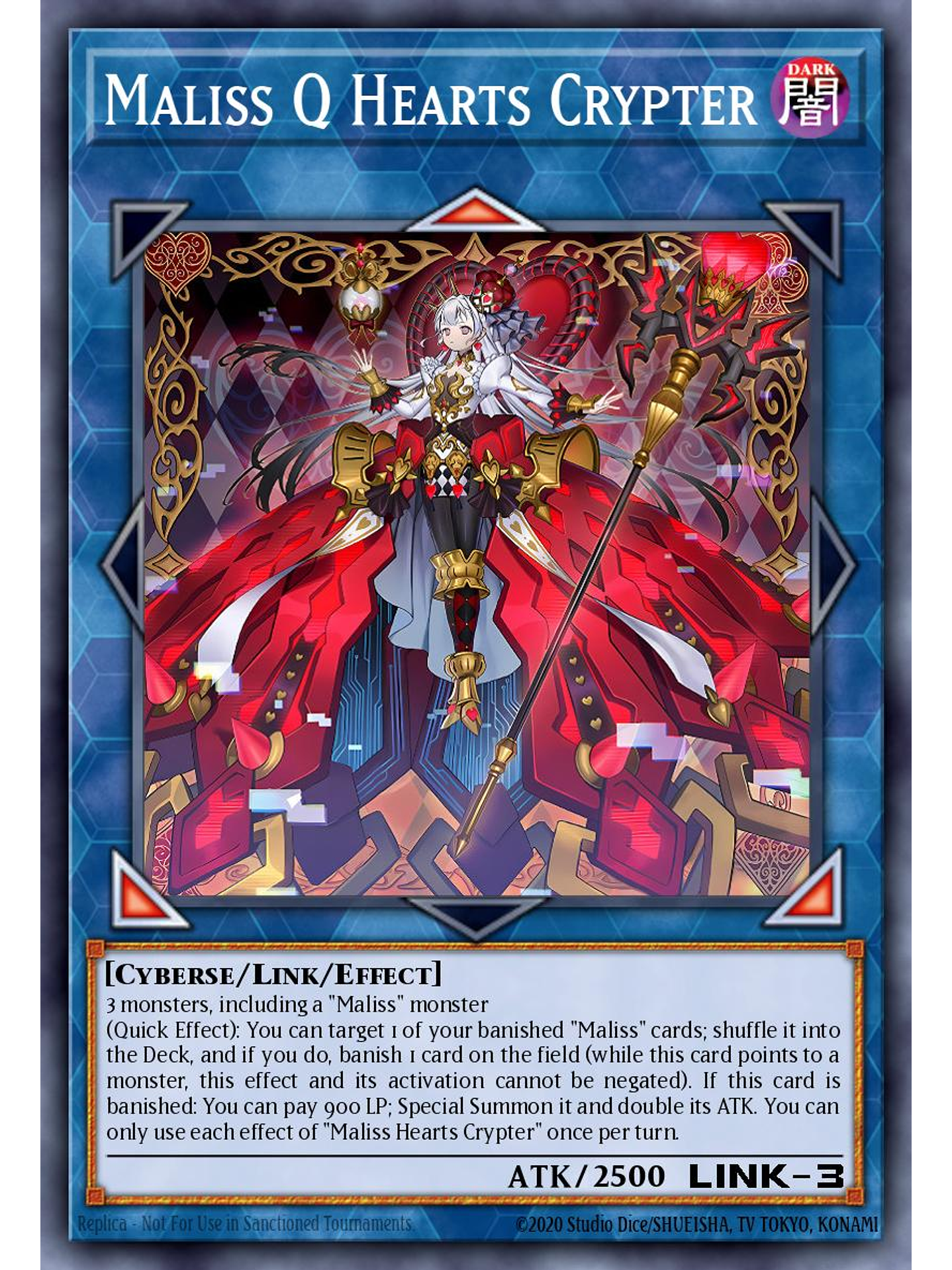 Maliss <Q> Hearts Crypter - 25LP-EN016 - Ultra Rare 1