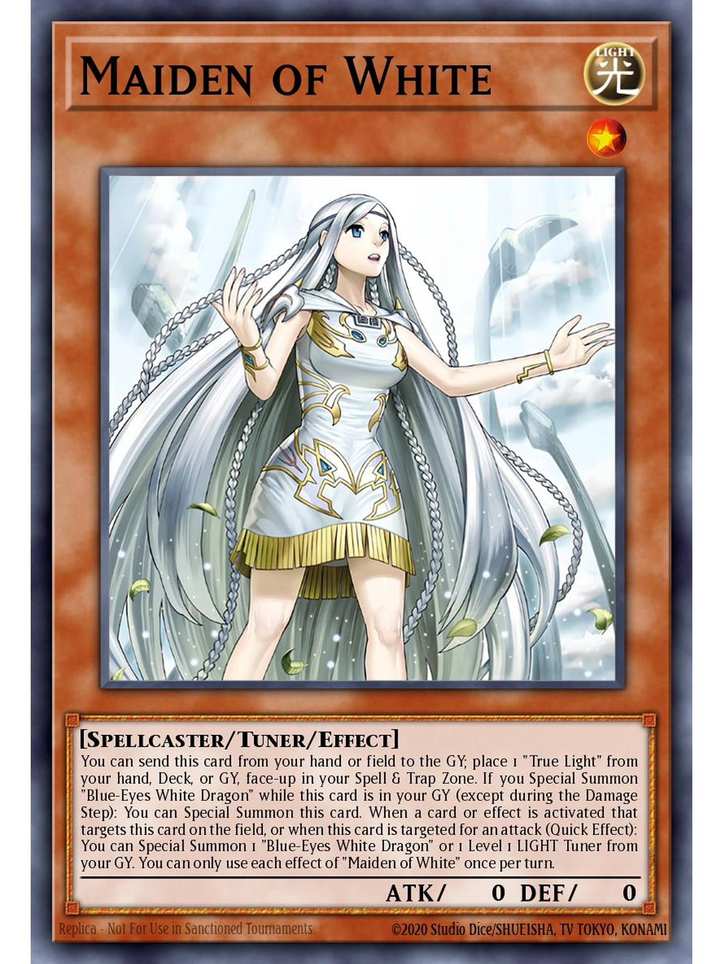 Maiden of White - 25LP-EN018 - Secret Rare 1