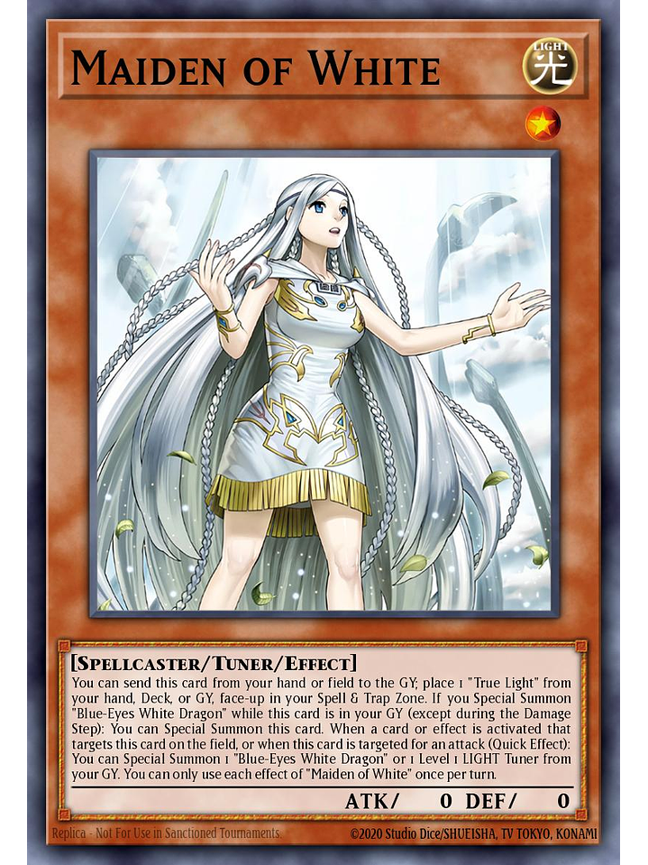 Maiden of White - 25LP-EN018 - Secret Rare 1