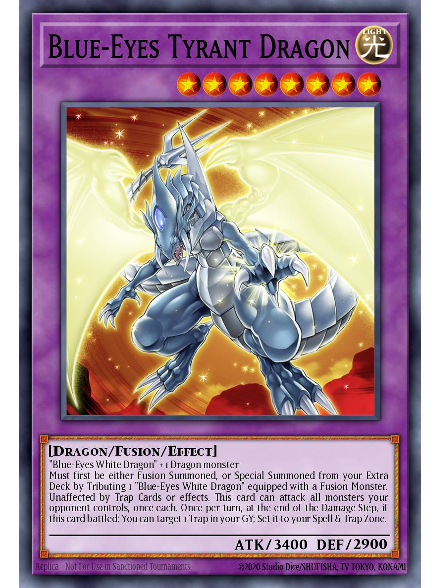 Blue-Eyes Tyrant Dragon - 25LP-EN019 - Secret Rare 1