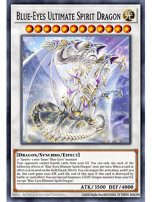 Blue-Eyes Ultimate Spirit Dragon - 25LP-EN020 - Ultra Rare