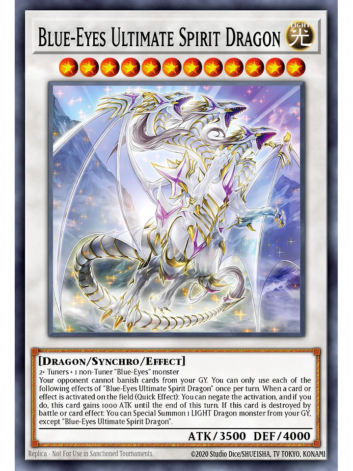 Blue-Eyes Ultimate Spirit Dragon - 25LP-EN020 - Secret Rare 1