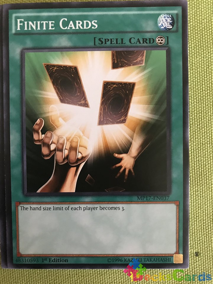 Finite Cards - MP17-EN037 - Common 1st Edition 1