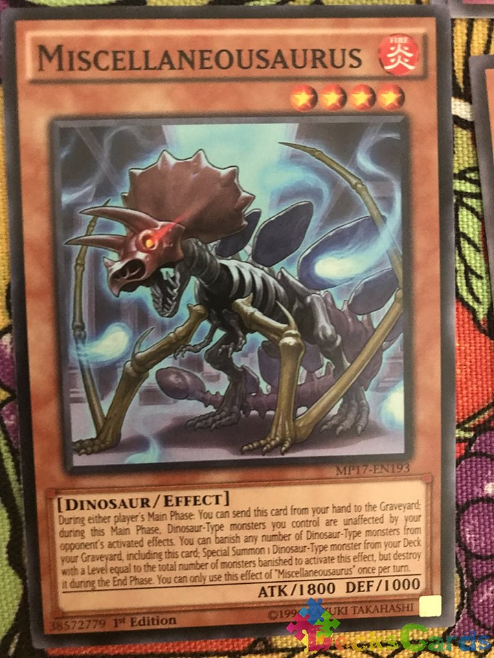 Miscellaneousaurus - MP17-EN193 - Common 1st Edition 1