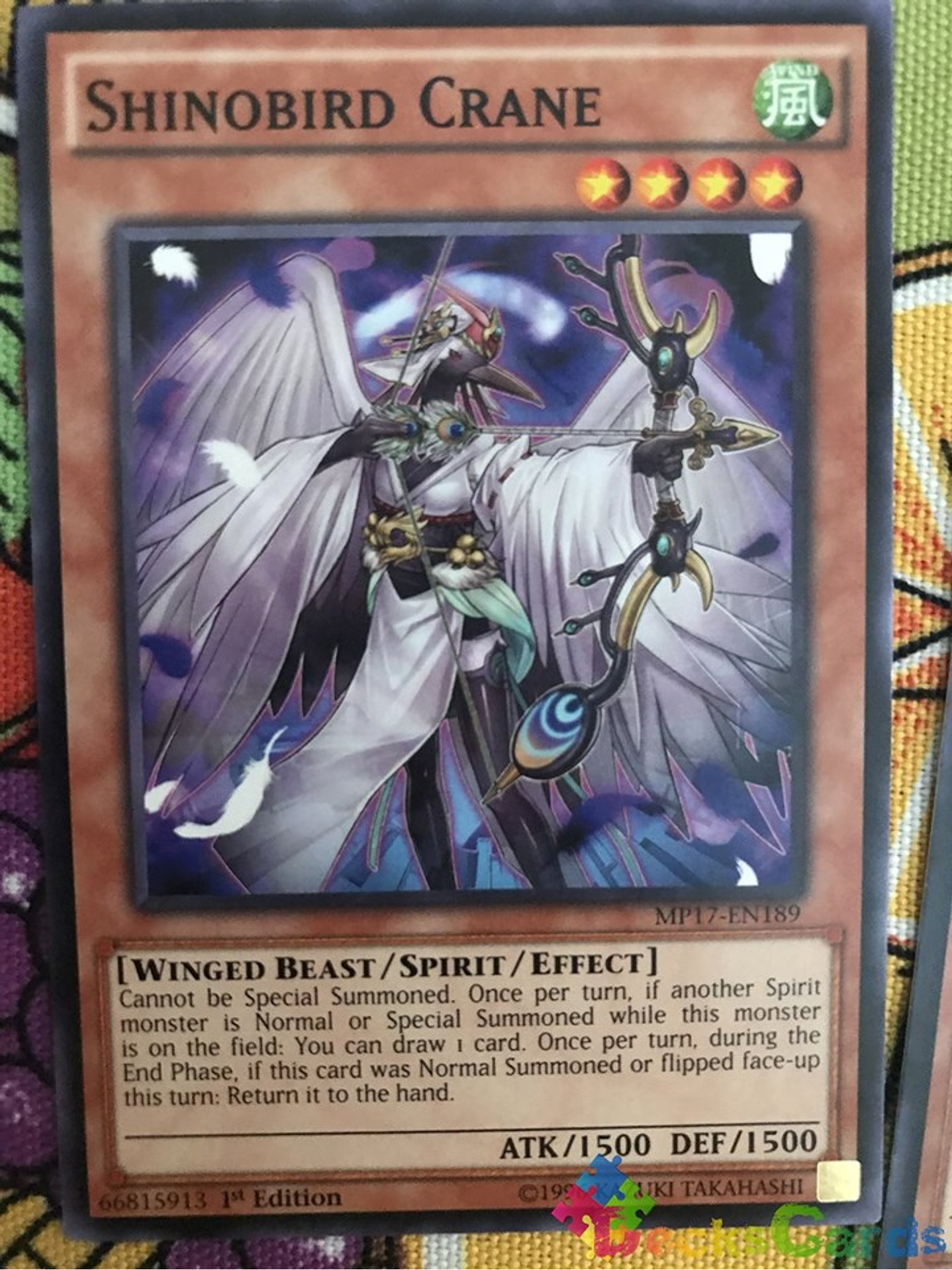 Shinobird Crane - MP17-EN189 - Common 1st Edition 1
