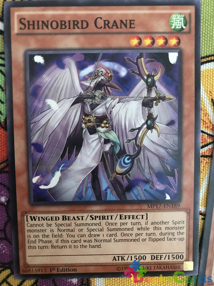 Shinobird Crane - MP17-EN189 - Common 1st Edition 1
