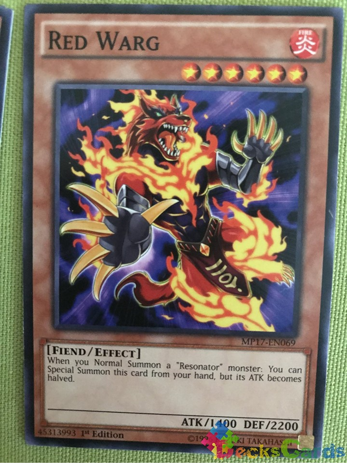 Red Warg - MP17-EN069 - Common 1st Edition 1