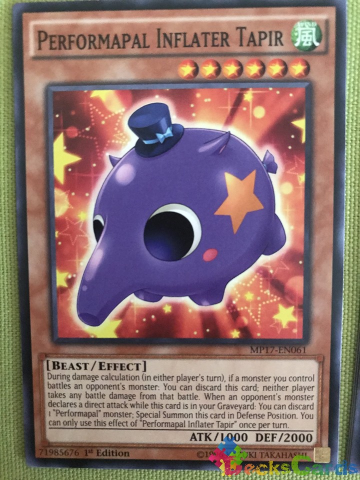 Performapal Inflater Tapir - MP17-EN061 - Common 1st Edition