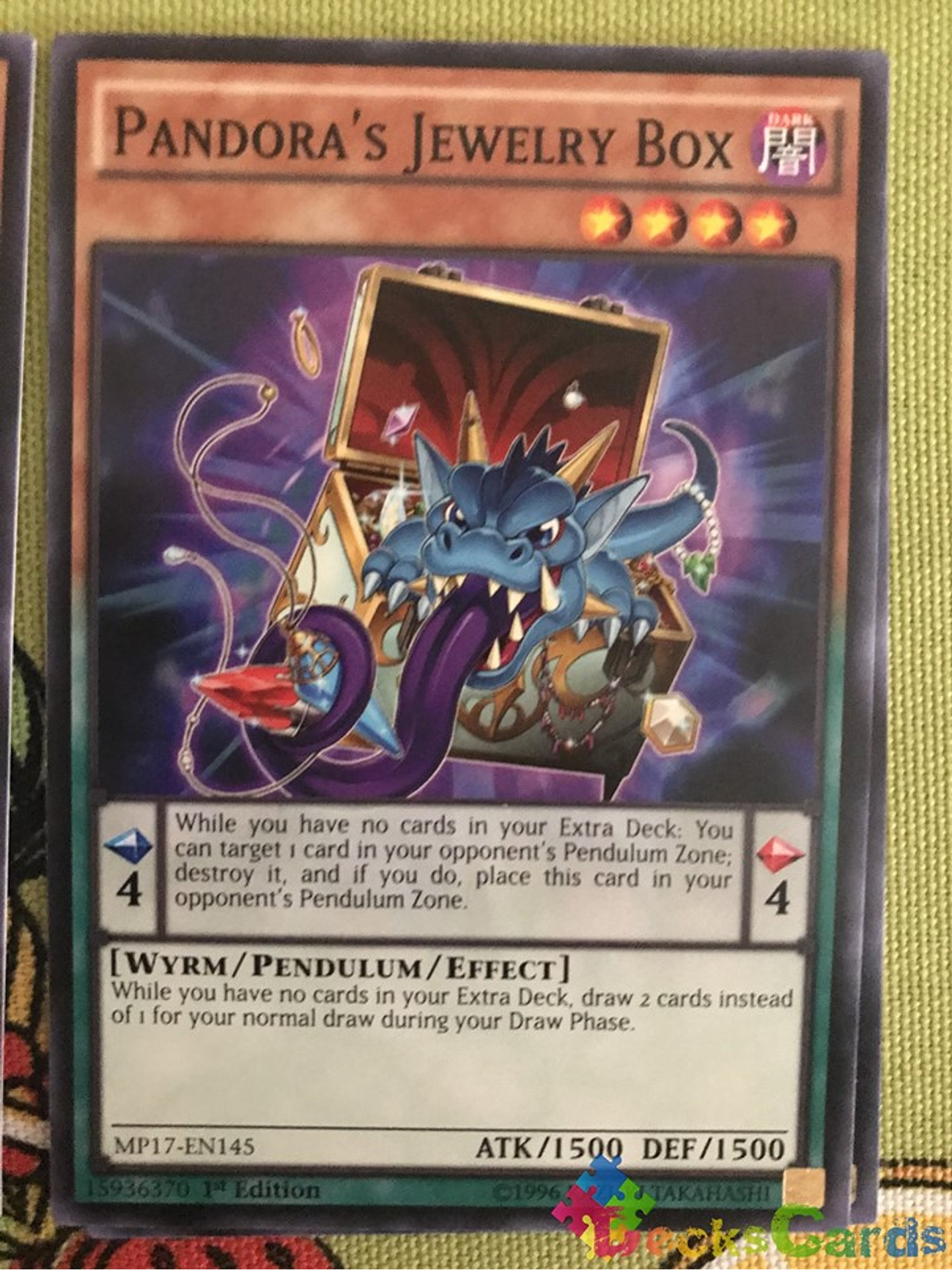 Pandora's Jewelry Box - MP17-EN145 - Common 1st Edition 1