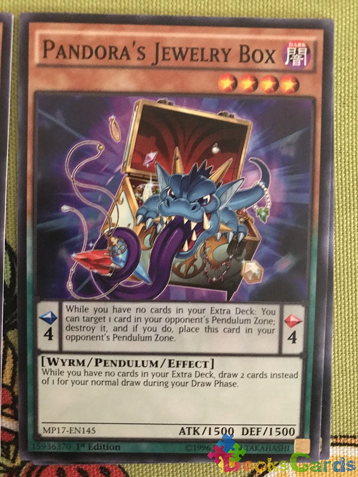 Pandora's Jewelry Box - MP17-EN145 - Common 1st Edition 1
