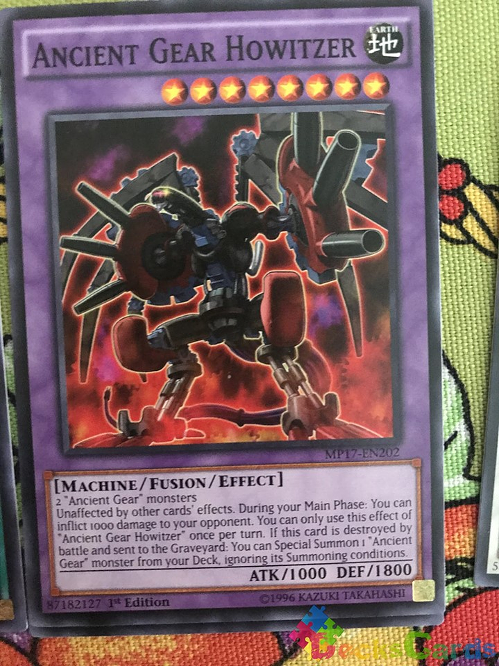 Ancient Gear Howitzer - MP17-EN202 - Common 1st Edition 1