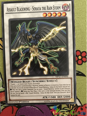Assault Blackwing - Sohaya the Rain Storm - MP17-EN096 - Common 1st Edition