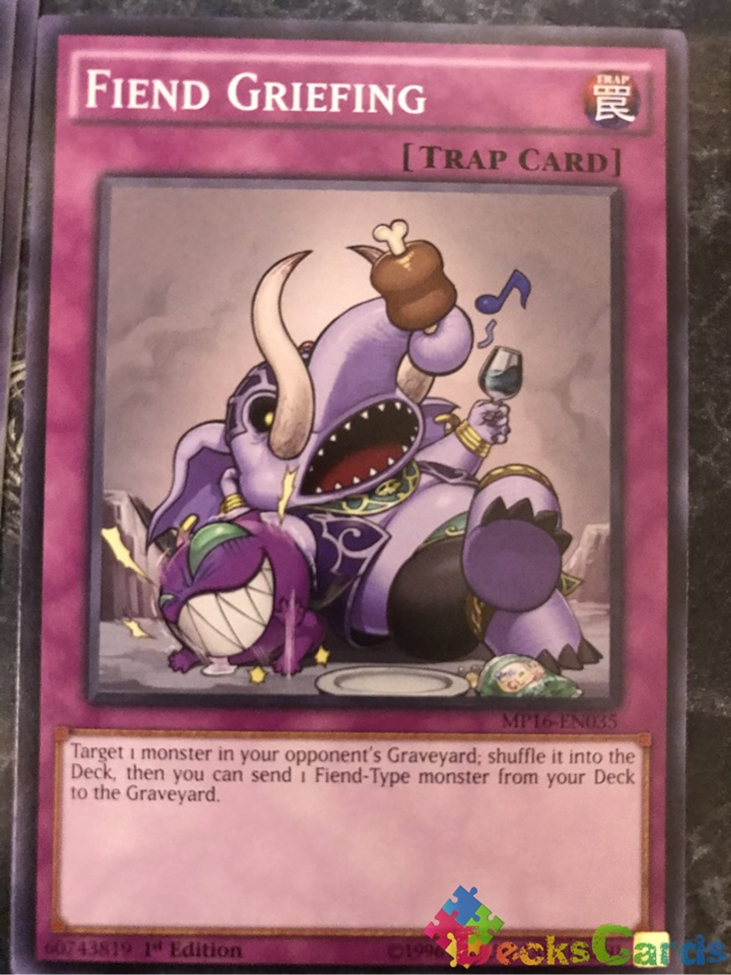 Fiend Griefing - MP16-EN035 - Common 1st Edition 1