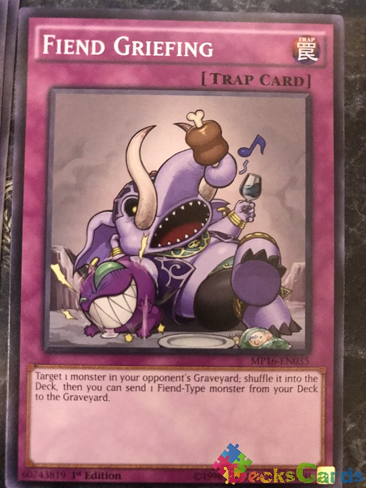 Fiend Griefing - MP16-EN035 - Common 1st Edition 1