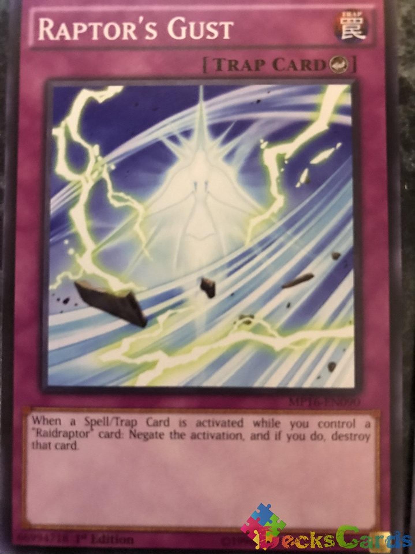 Raptor's Gust - MP16-EN090 - Common 1st Edition 1
