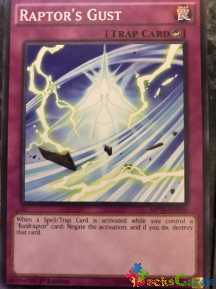 Raptor's Gust - MP16-EN090 - Common 1st Edition 1