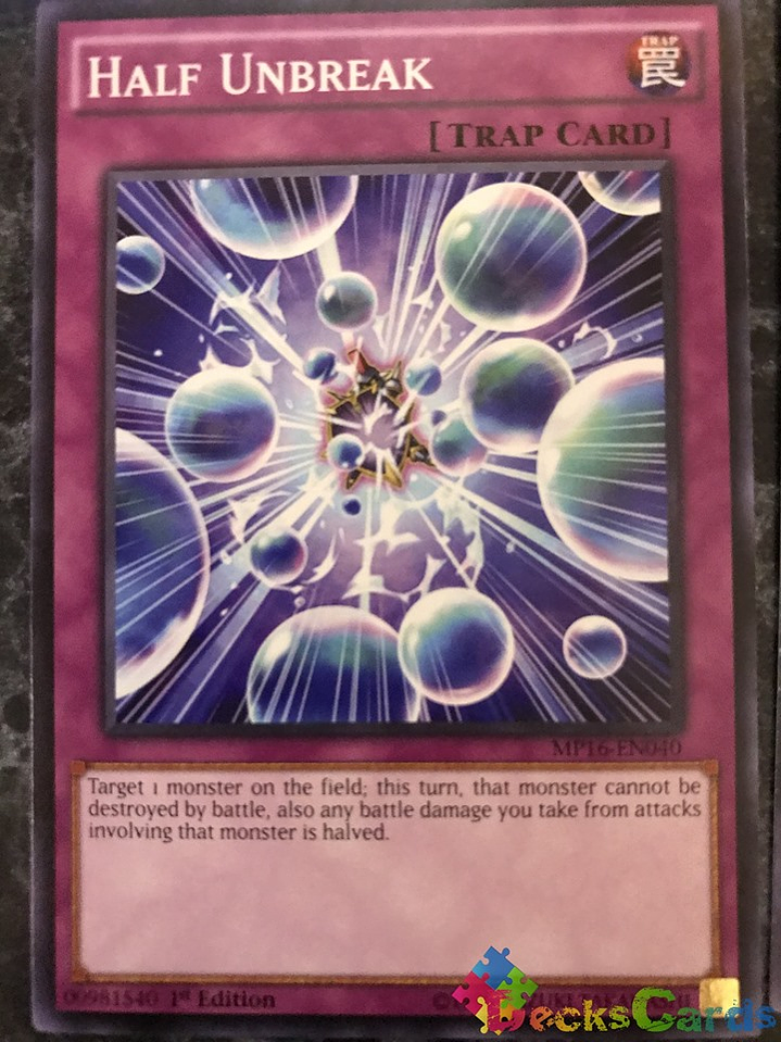 Half Unbreak - MP16-EN040 - Common 1st Edition 1
