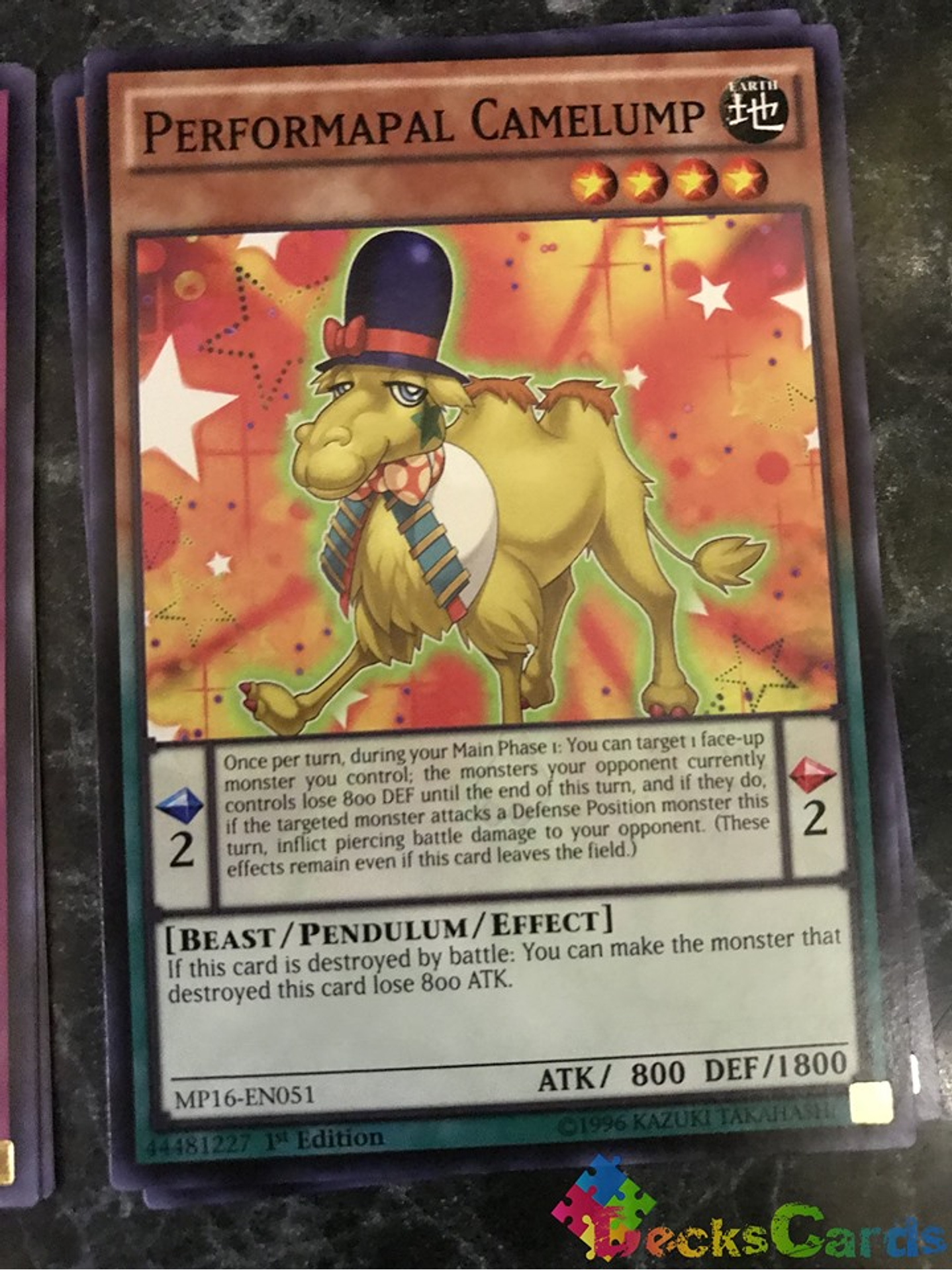 Performapal Camelump - MP16-EN051 - Common 1st Edition 1