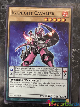 Igknight Cavalier - MP16-EN130 - Common 1st Edition