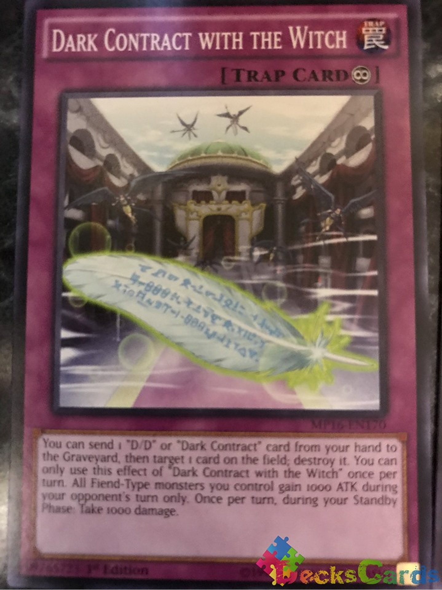 Dark Contract with the Witch - MP16-EN170 - Common 1st Edition 1
