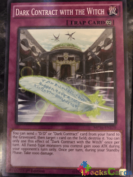 Dark Contract with the Witch - MP16-EN170 - Common 1st Edition