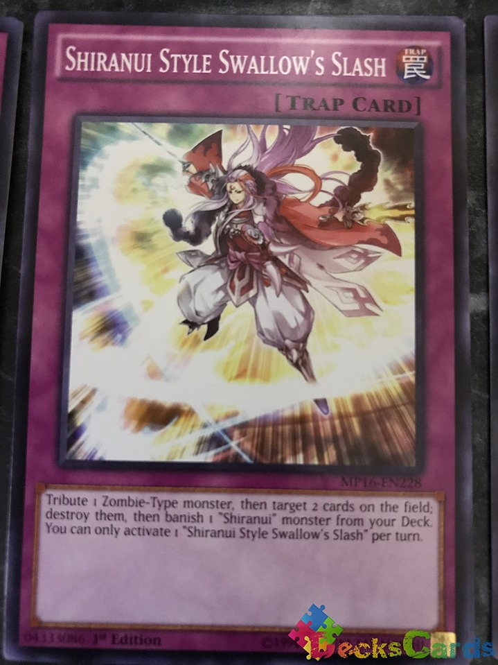 Shiranui Style Swallow's Slash - MP16-EN228 - Common 1st Edition 1