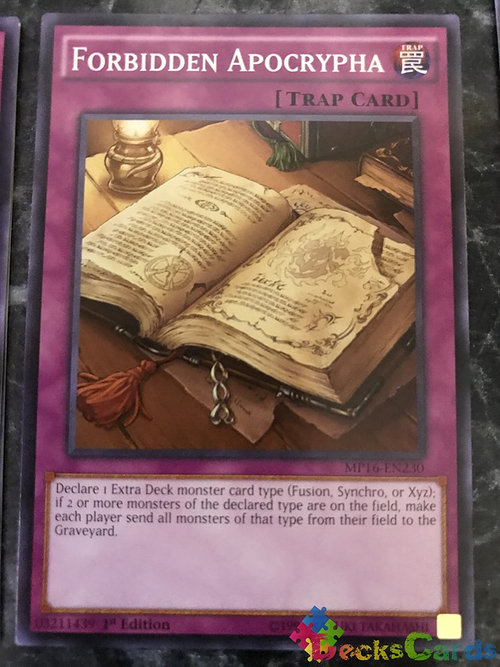 Forbidden Apocrypha - MP16-EN230 - Common 1st Edition 1