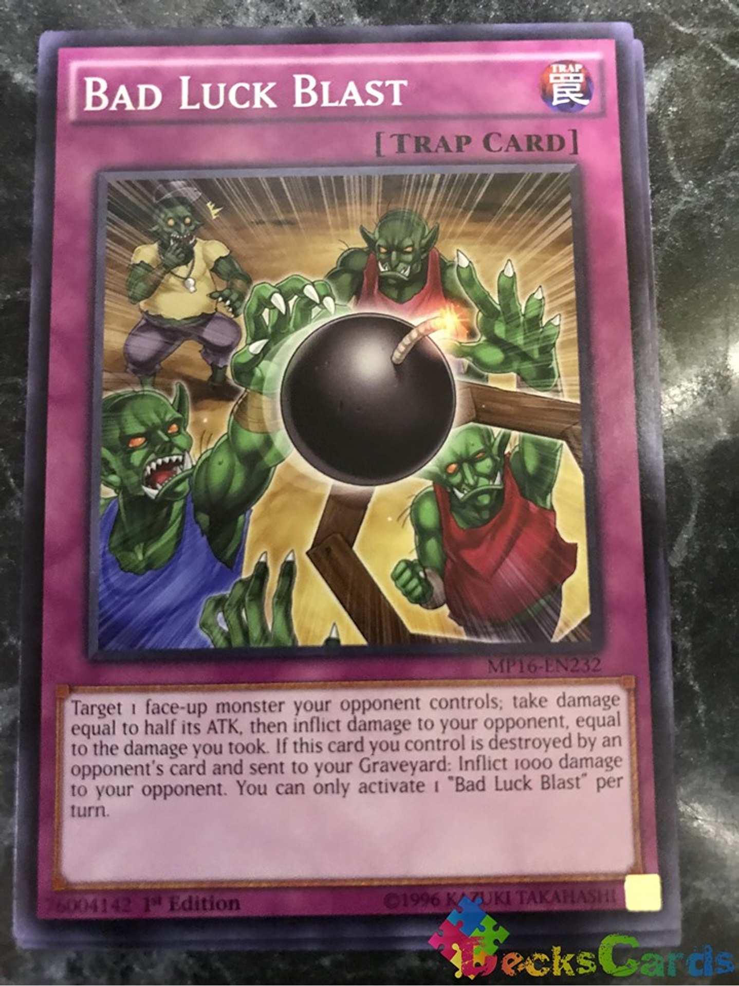 Bad Luck Blast - MP16-EN232 - Common 1st Edition 1