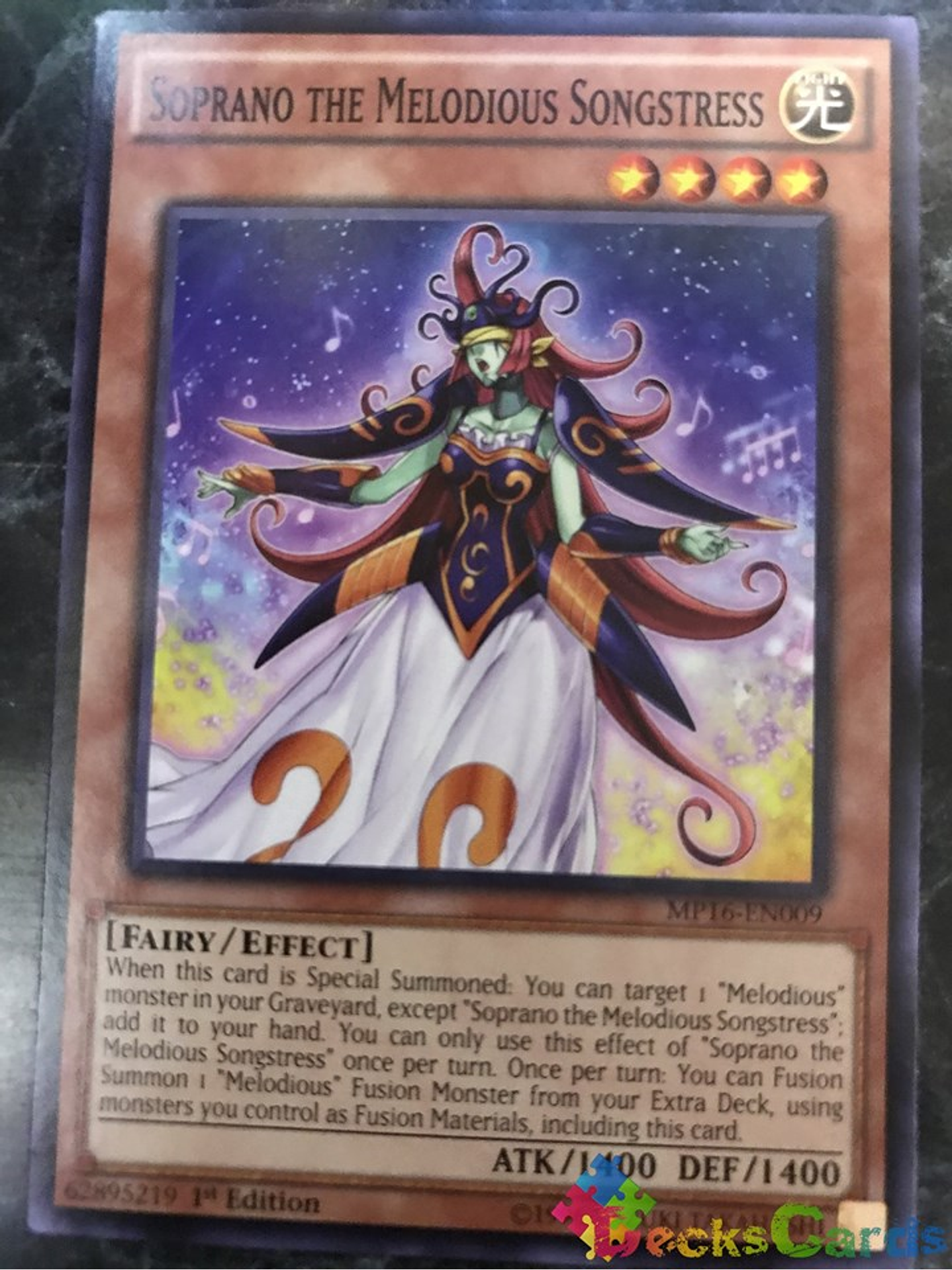 Soprano the Melodious Songstress - MP16-EN009 - Common 1st Edition 1