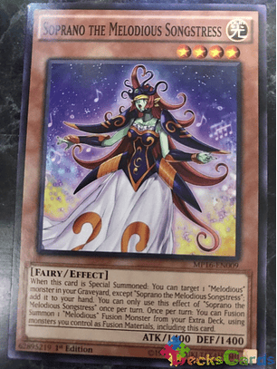 Soprano the Melodious Songstress - MP16-EN009 - Common 1st Edition