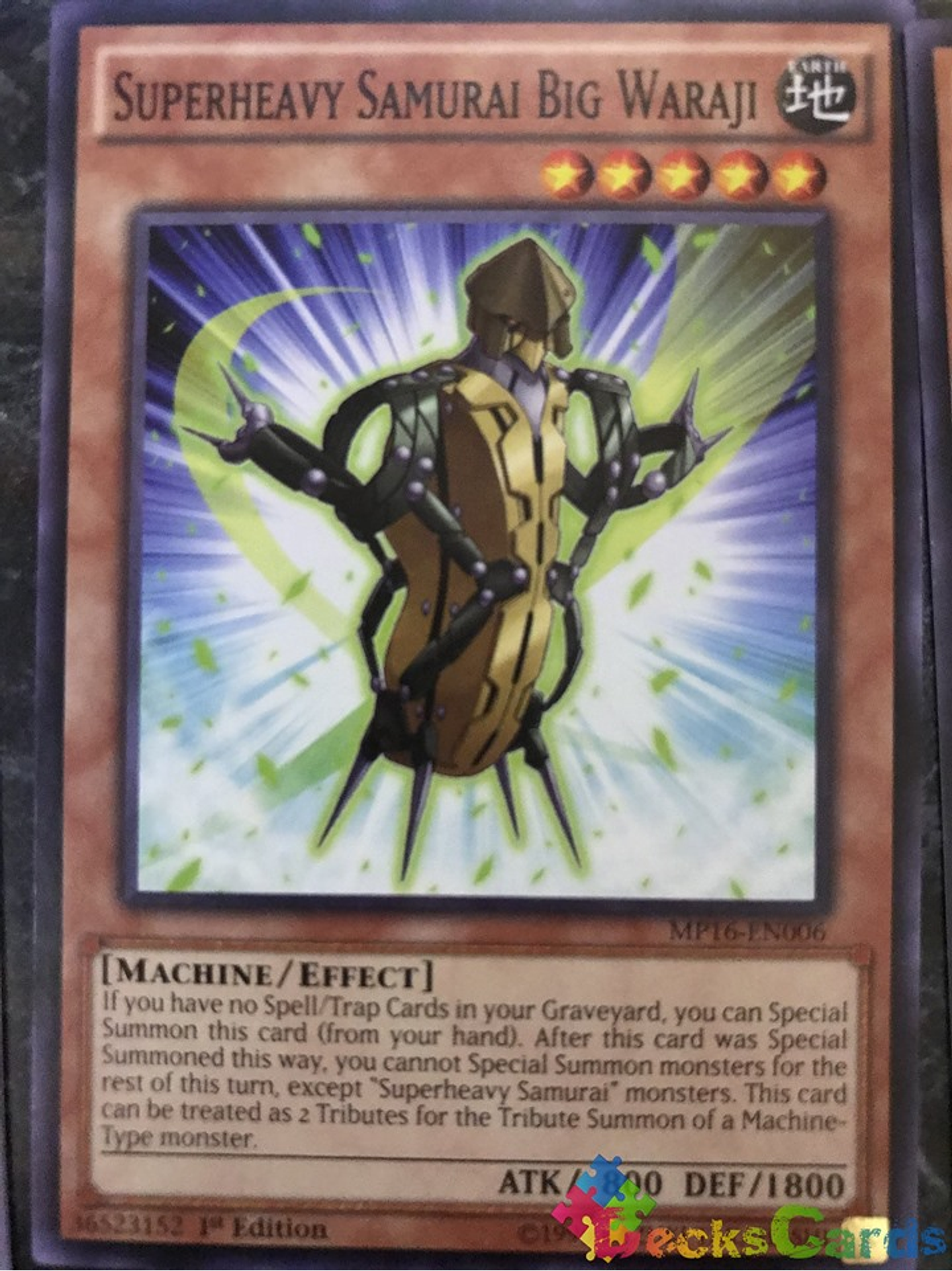 Superheavy Samurai Big Waraji - MP16-EN006 - Common 1st Edition 1