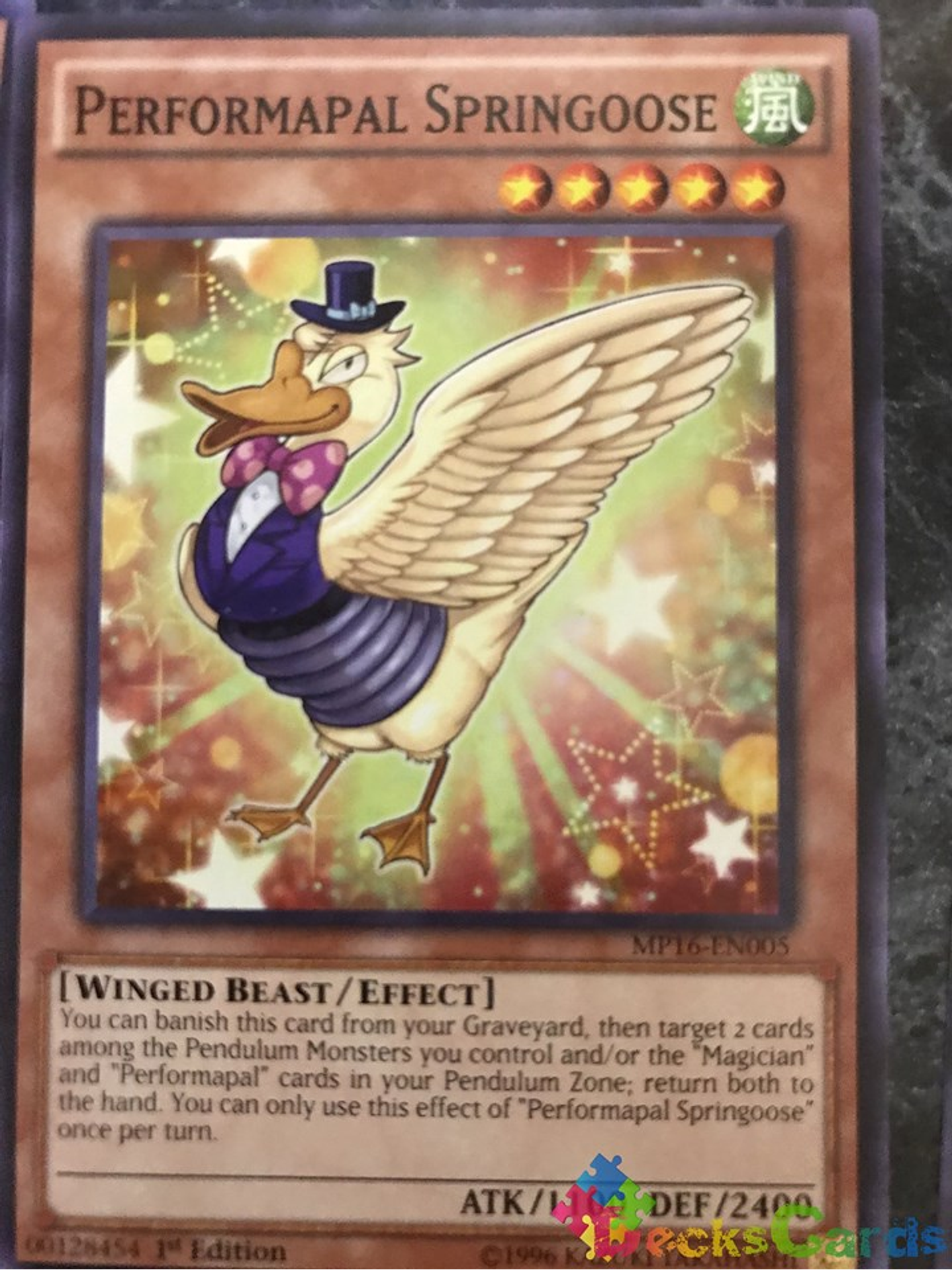 Performapal Springoose - MP16-EN005 - Common 1st Edition 1